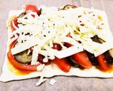なすとトマトとチーズのパイシート焼き作り方5写真