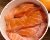 簡単サーモン丼クリチ野菜サラダ覚書作り方6写真