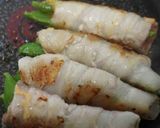 サムジャン入りスナップエンドウの豚肉巻き作り方4写真