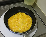 海老(えび)と卵のオイスターソース炒め作り方5写真