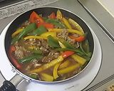 ピーマンと牛肉のオイスターソース炒め作り方8写真