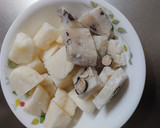 揚げ餅と野菜のみぞれあんかけ作り方1写真