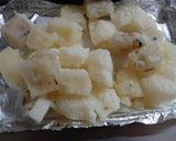 揚げ餅と野菜のみぞれあんかけ作り方4写真