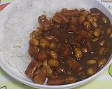 豆とベーコンのカレー作り方8写真