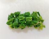 セロリの葉レンジ1分☆カニカマ豆腐白和え作り方6写真