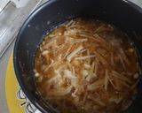 揚げ餅と野菜のみぞれあんかけ作り方6写真