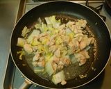 鳥とトロトロ白菜の炒め煮。旬・時短・節約作り方4写真