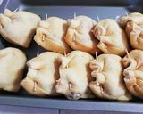 鶏ひき肉の油揚げ袋煮作り方5写真