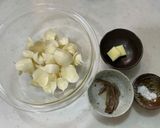 百合根のアンチョビバター炒め作り方1写真