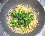 イワシ水煮缶と菜の花のパスタ作り方5写真