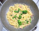 イワシ水煮缶と菜の花のパスタ作り方6写真