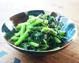 春菊のごま和え作り方6写真