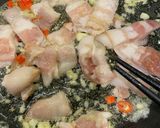 怒りの辛いバター醤油パスタ(味濃い)作り方2写真