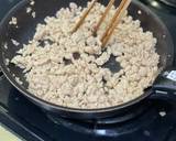 筋トレめし　とりむねそぼろ丼作り方5写真