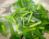 えのき にら玉味噌汁^^作り方4写真