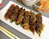 いんげんと人参の肉巻き作り方5写真
