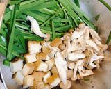 【ワンパン】ニラと厚揚げのカレー煮作り方1写真