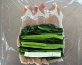 ソフトケールとチーズの甘辛肉巻き。作り方5写真