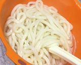 簡単 うどんで明太子カルボナーラ風作り方3写真