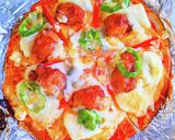 鶏の唐揚げピザ作り方10写真