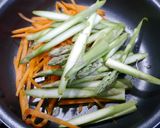 簡単！ひらたけアスパラの白だしバター炒め作り方3写真
