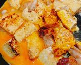 豆腐と豚バラの玉子とじチャンプルー作り方2写真