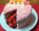 米粉でひな祭りケーキ☆ギミックケーキ作り方10写真