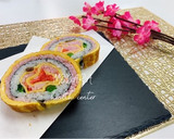 基本の太巻き寿司用厚焼き玉子作り方6写真
