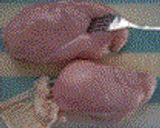 レンジで簡単！鶏ムネ肉のよだれ鶏作り方1写真