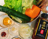 無添加焼肉の生だれで作る チョレギサラダ作り方2写真
