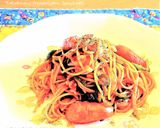 おうちカフェ❤️ツナと明太子の和風パスタ作り方6写真