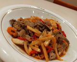 ゆで牛肉のチンジャオロース作り方8写真