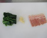 食用菊のクリームパスタ作り方3写真