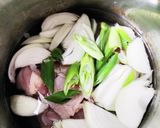 離乳食も♪鶏と玉ねぎののり佃煮のせ作り方1写真