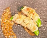 簡単スナップえんどうの豚バラ肉巻き作り方7写真