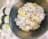 食用菊とゆかりの混ぜごはん作り方4写真