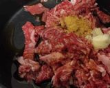 牛と牛蒡の炊き込みご飯作り方2写真