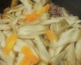 牛と牛蒡の炊き込みご飯作り方5写真