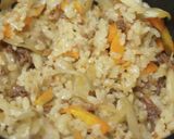 牛と牛蒡の炊き込みご飯作り方6写真