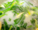 ほうれん草と油揚げの味噌汁^^作り方7写真