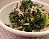 もやしと小松菜の韓国海苔あえ作り方5写真