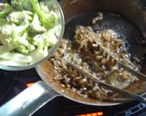 カリフラワーとこんにゃくの焼肉タレ炒め作り方3写真