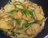 定番調味料de〜鶏むね肉の香味炒め作り方9写真