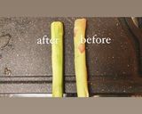 鶏ももとアスパラと舞茸の梅肉味噌炒め作り方1写真
