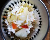 米粉と大豆粉ﾍﾞｰｺﾝｴｯｸﾞﾏﾌｨﾝ。作り方6写真