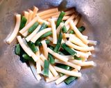 いんげんと玉子のマカロニサラダ 発酵玉葱作り方4写真