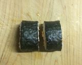 超簡単☆旨味堪能！カニかまたまご海苔巻き作り方7写真