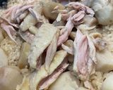 もっちり里芋と手羽中の炊き込みご飯作り方5写真