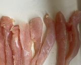 ニンニク醤油漬けの鶏ささ身唐揚げ作り方1写真