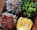 ランチに★折り畳みおにぎり(しらす)作り方4写真